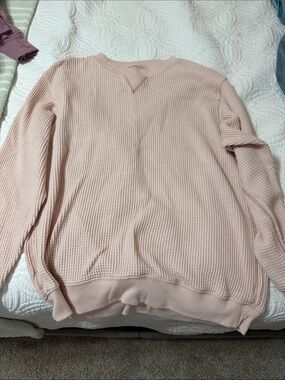 Aerie waffle knit sweater